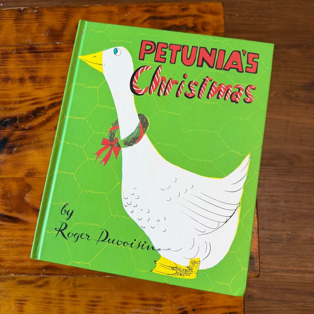 Vintage 2004 Petunia's Christmas Holiday Hardcover Book